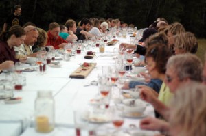 TDF dinner table